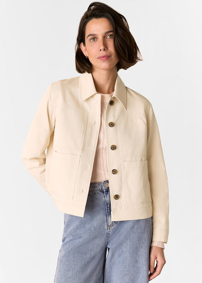 Neutral Mia Pocket Detail Jacket