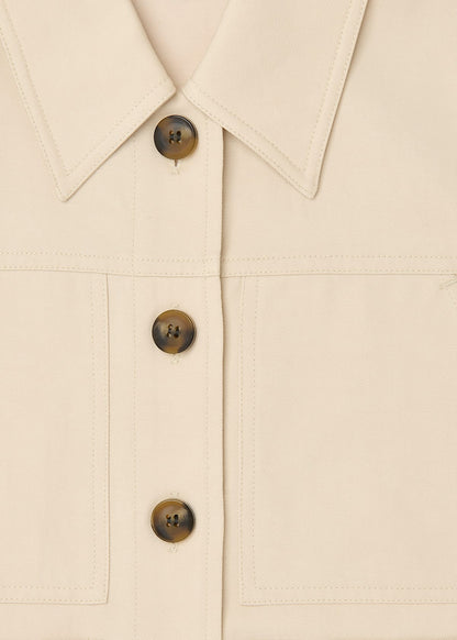 Neutral Mia Pocket Detail Jacket