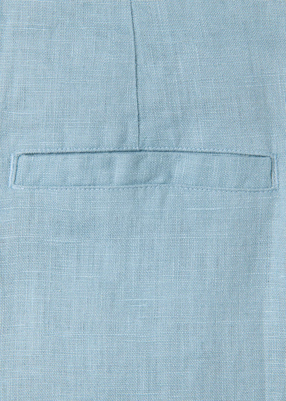 Pale Blue Millie Linen Trouser