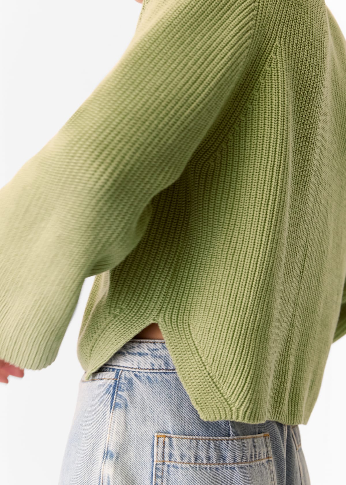 Green Nala Cotton Cardigan