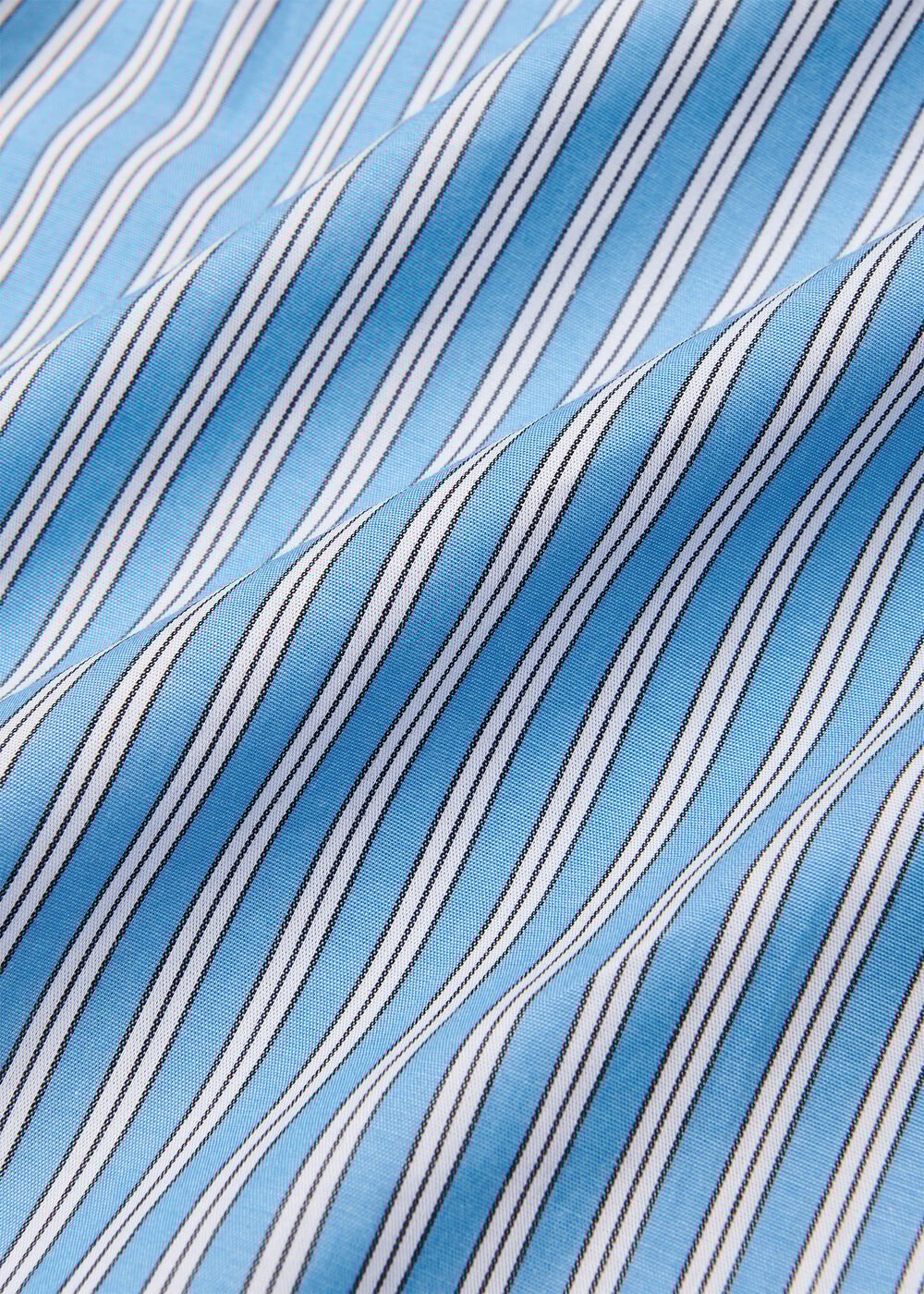 Blue/Multi Oversized Fit Stripe Shirt