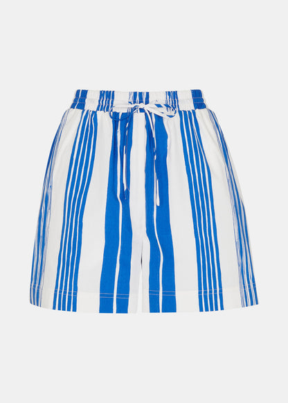 Painted striped shorts