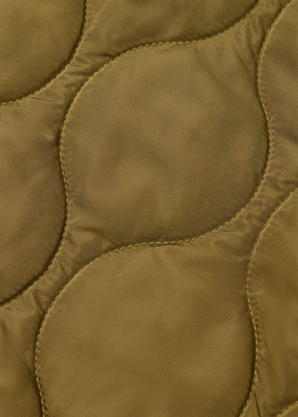 Khaki Reversible Quilted Coat