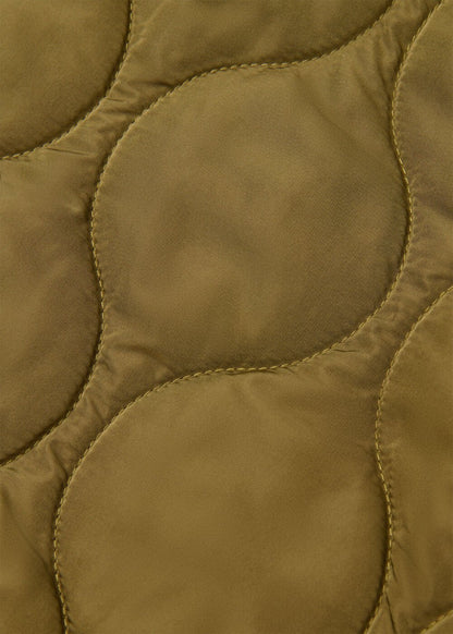 Khaki Reversible Quilted Coat