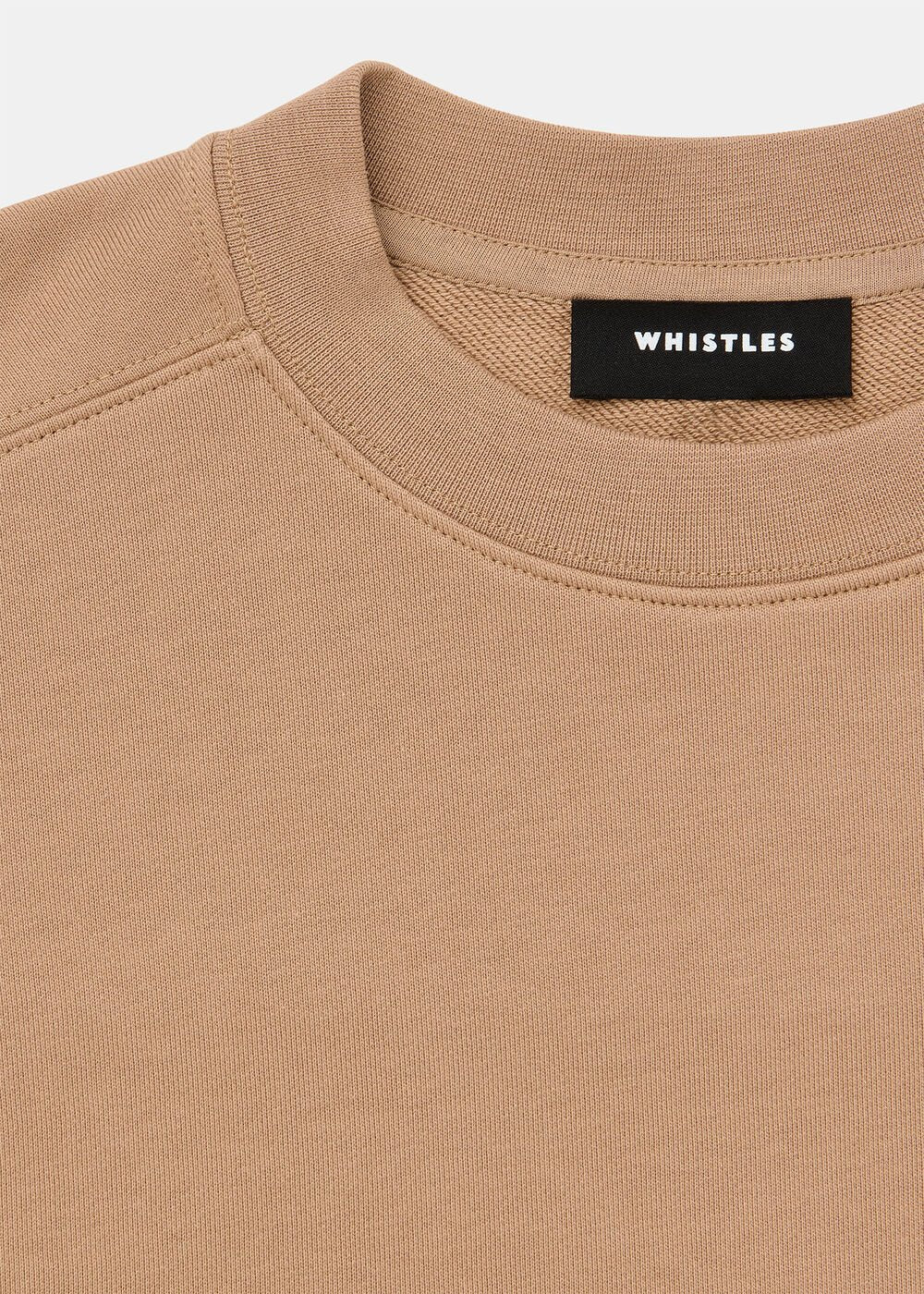 Camel Rib Cuff Detail Jersey Sweater