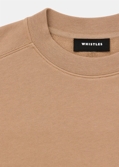 Camel Rib Cuff Detail Jersey Sweater