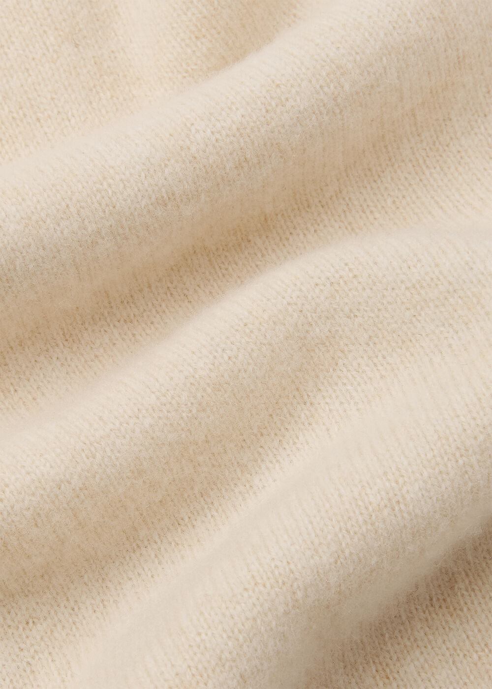 Ivory Roll Neck Detail Tank