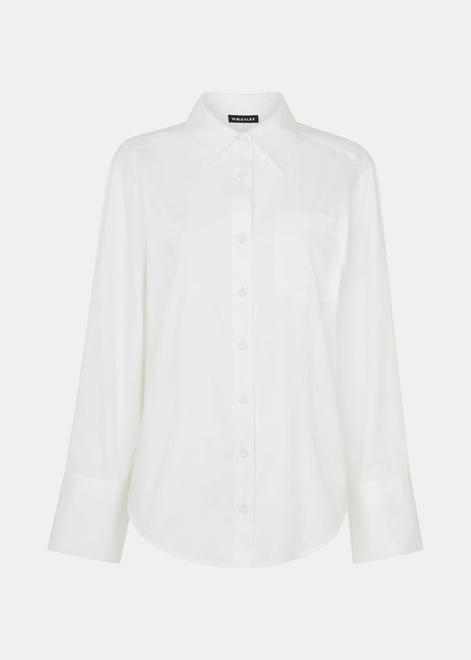 White Serena Cotton Shirt