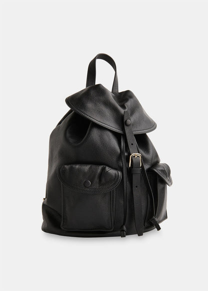 Black Sierra Pocket Detail Backpack