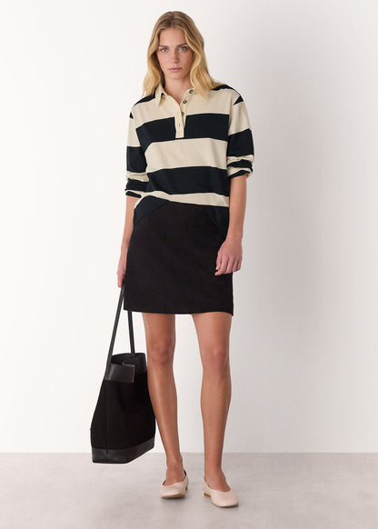 Ivory/Multi Stripe Polo Shirt