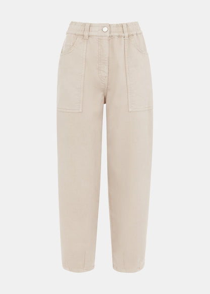 Neutral Tessa Casual Trouser