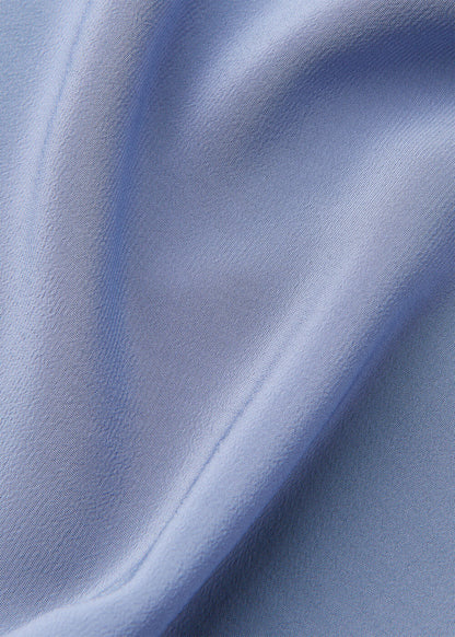 Blue Tie Detail Classic Shirt