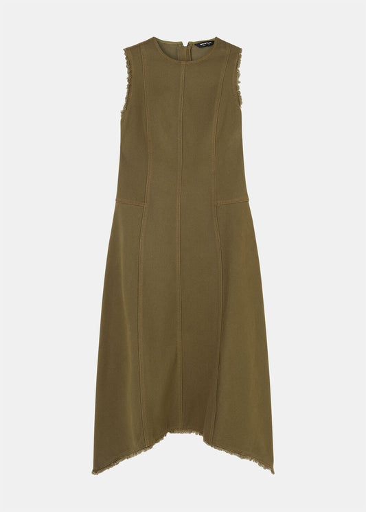 Khaki Utility Twill Dress