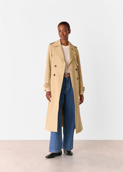 Neutral Valentina Trench Coat