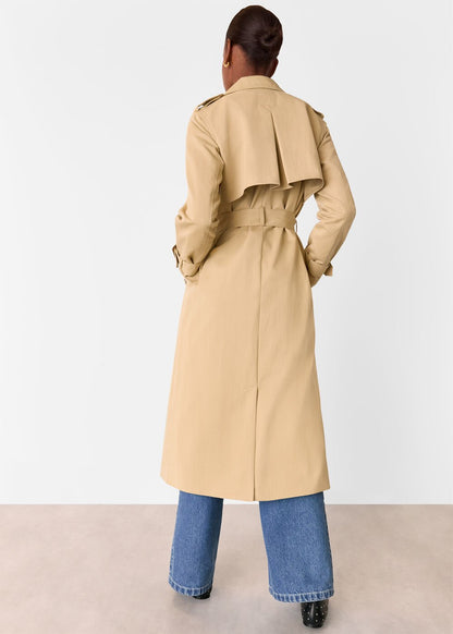 Neutral Valentina Trench Coat