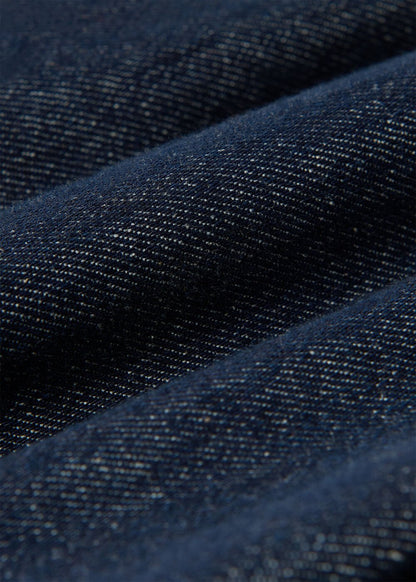 Denim Waisted Midi Skirt