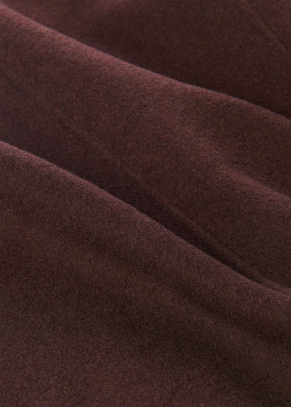 Chocolate Wool Blazer Coat