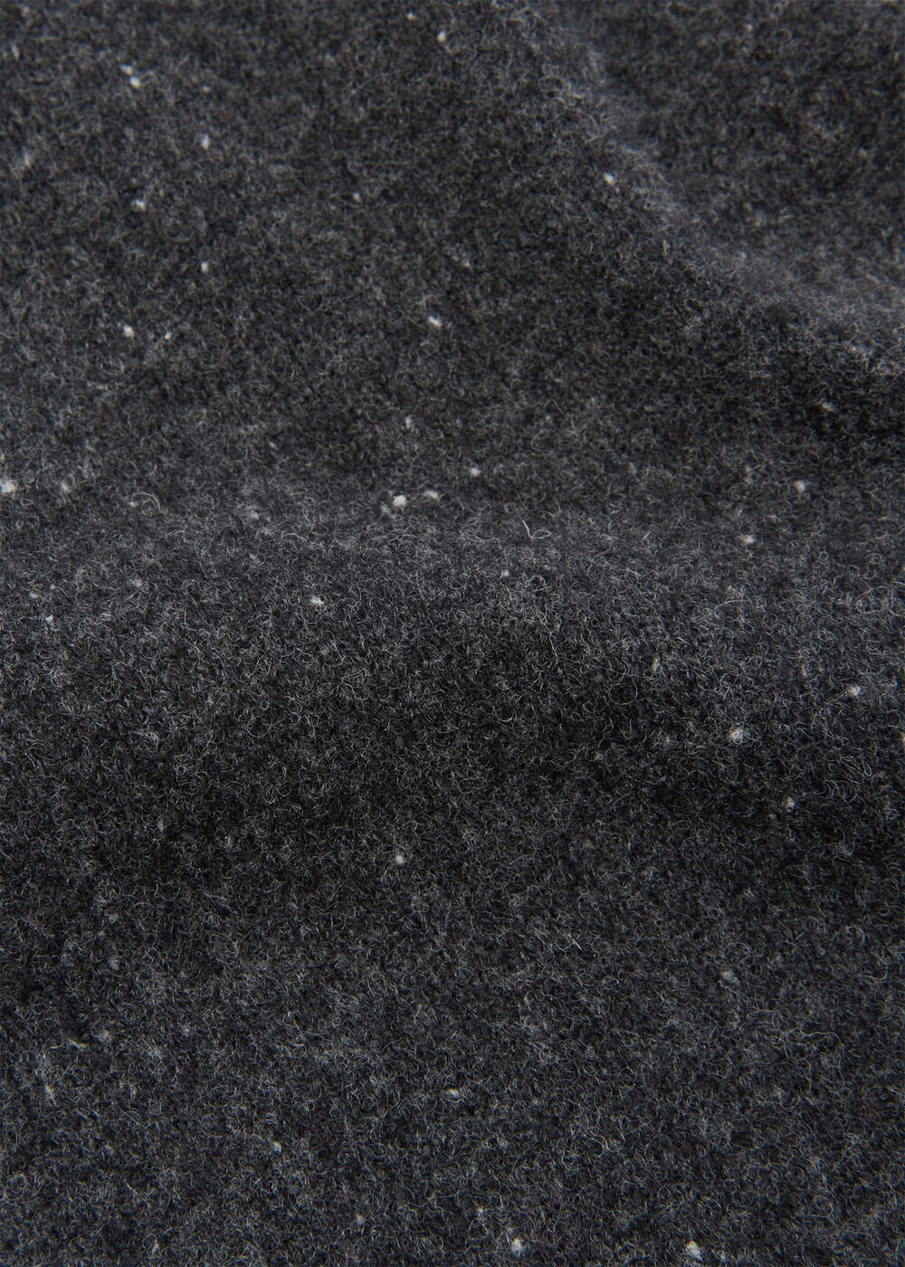 Dark Grey Wool Fleck Sleeveless Tank