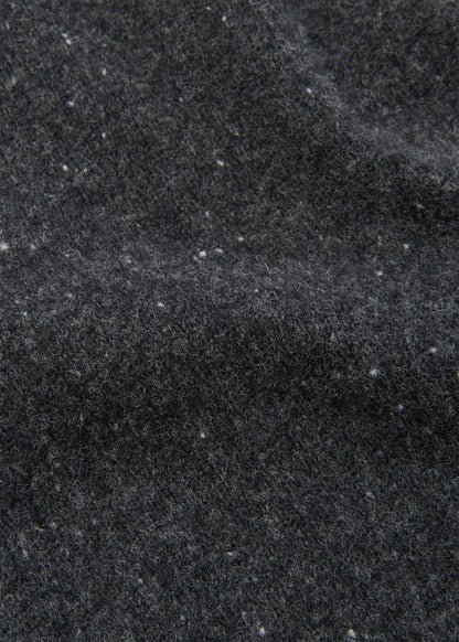 Dark Grey Wool Fleck Sleeveless Tank