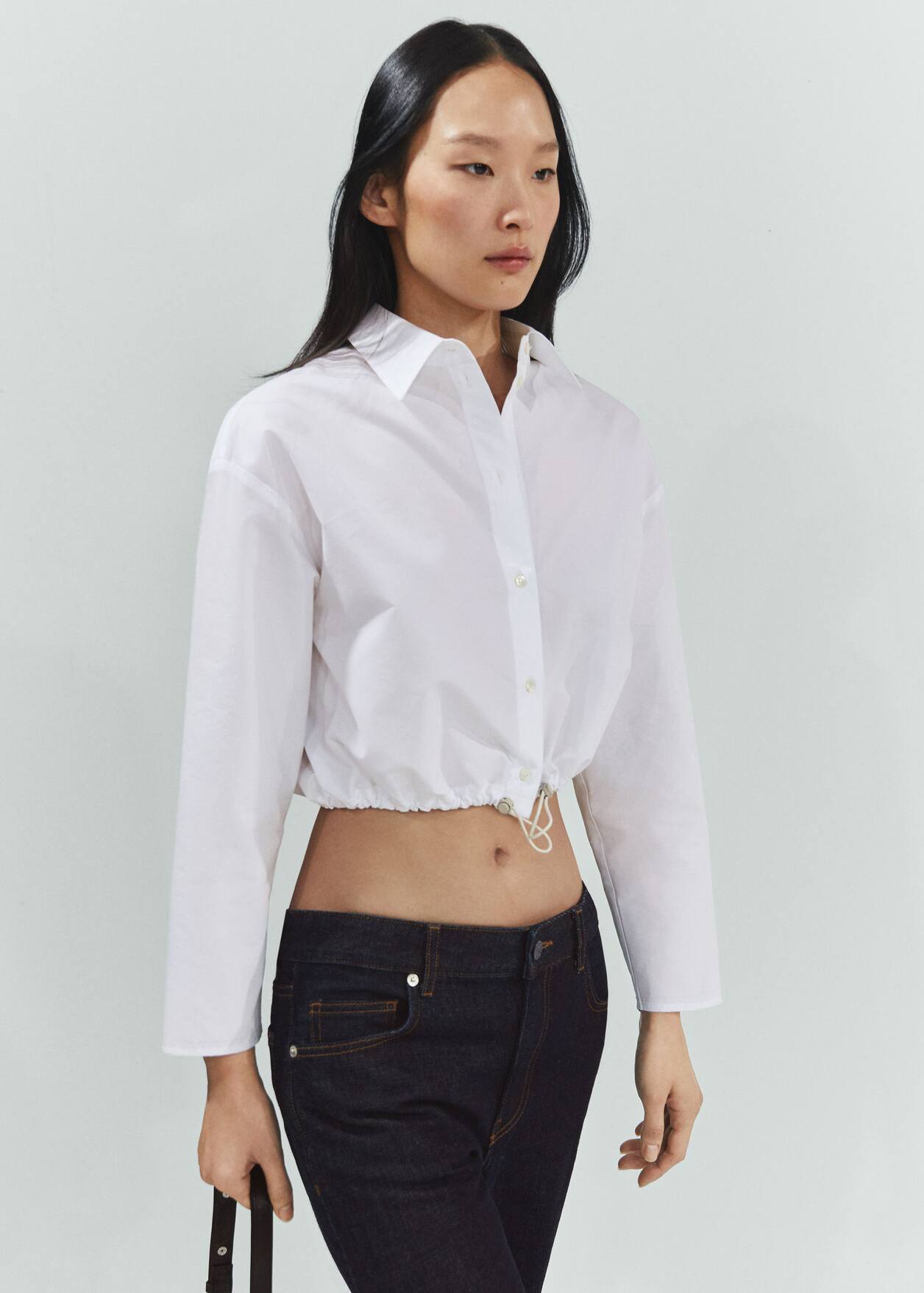 Cotton parachute shirt