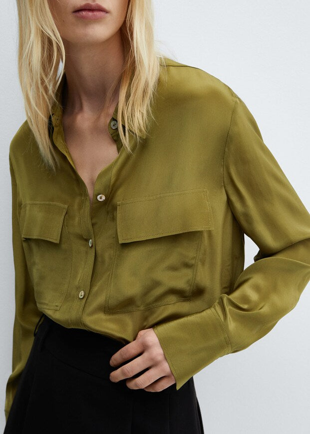 Pockets flowy shirt