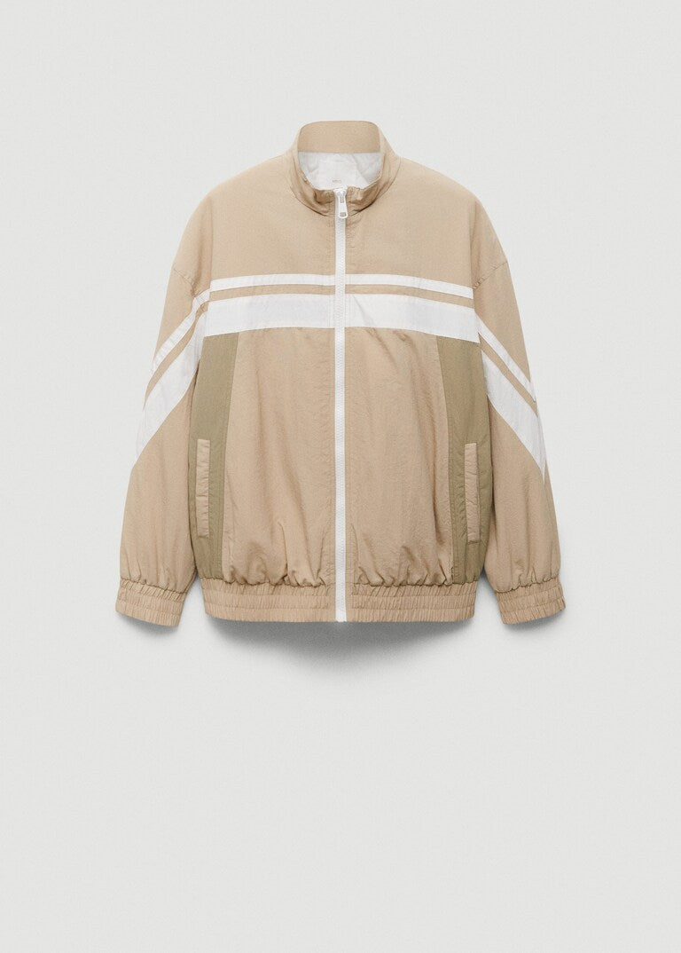 Padded bomber jacket