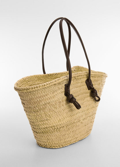 Natural woven bag