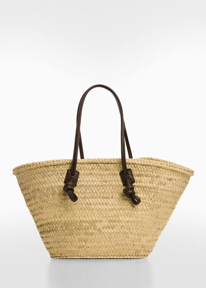 Natural woven bag