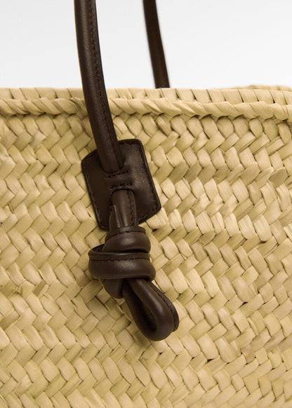 Natural woven bag