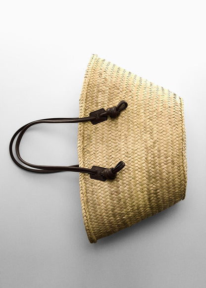 Natural woven bag