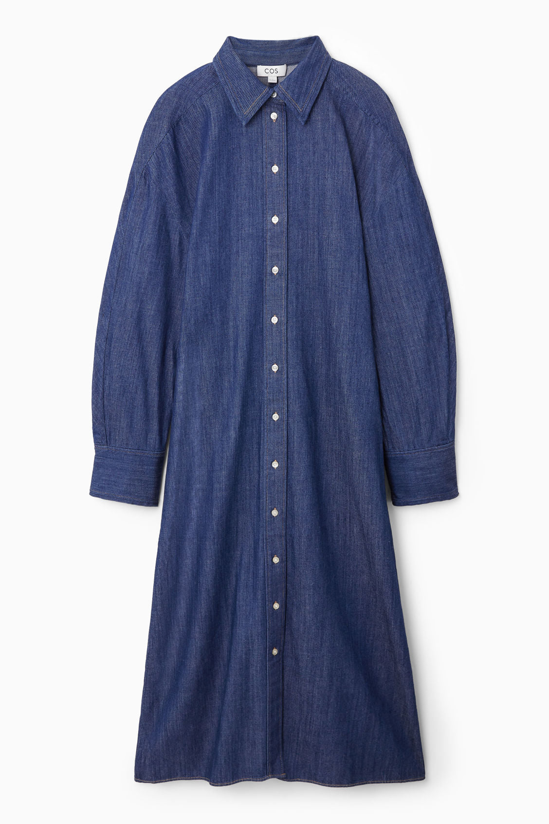 Denim shirt dress