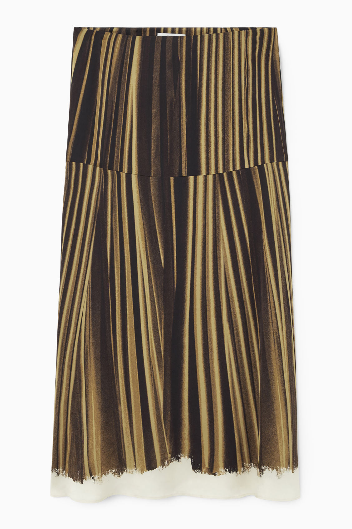 Pleated midi skirt