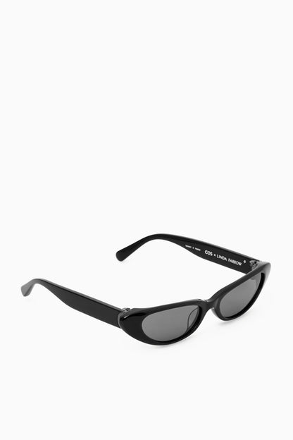 Wing cat-eye sunglasses