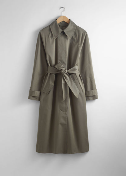 Single-breasted trench coat