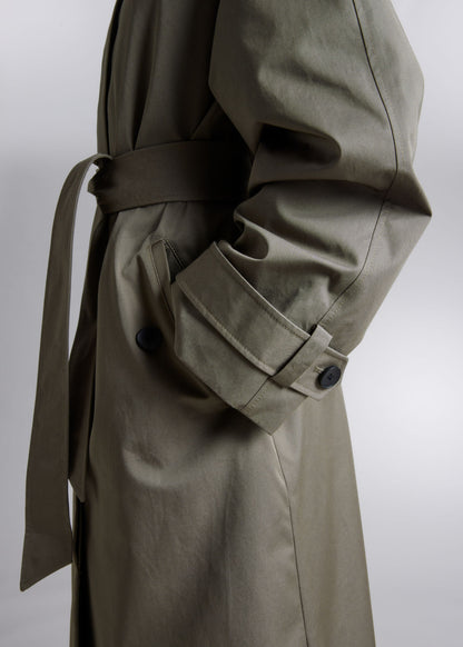 Single-breasted trench coat