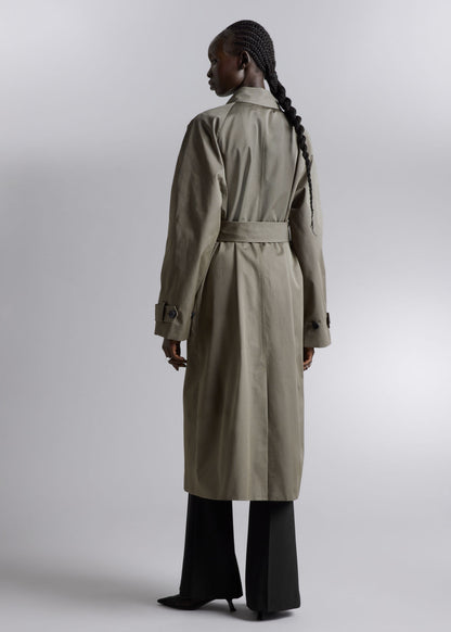 Single-breasted trench coat