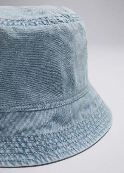 Denim bucket hat