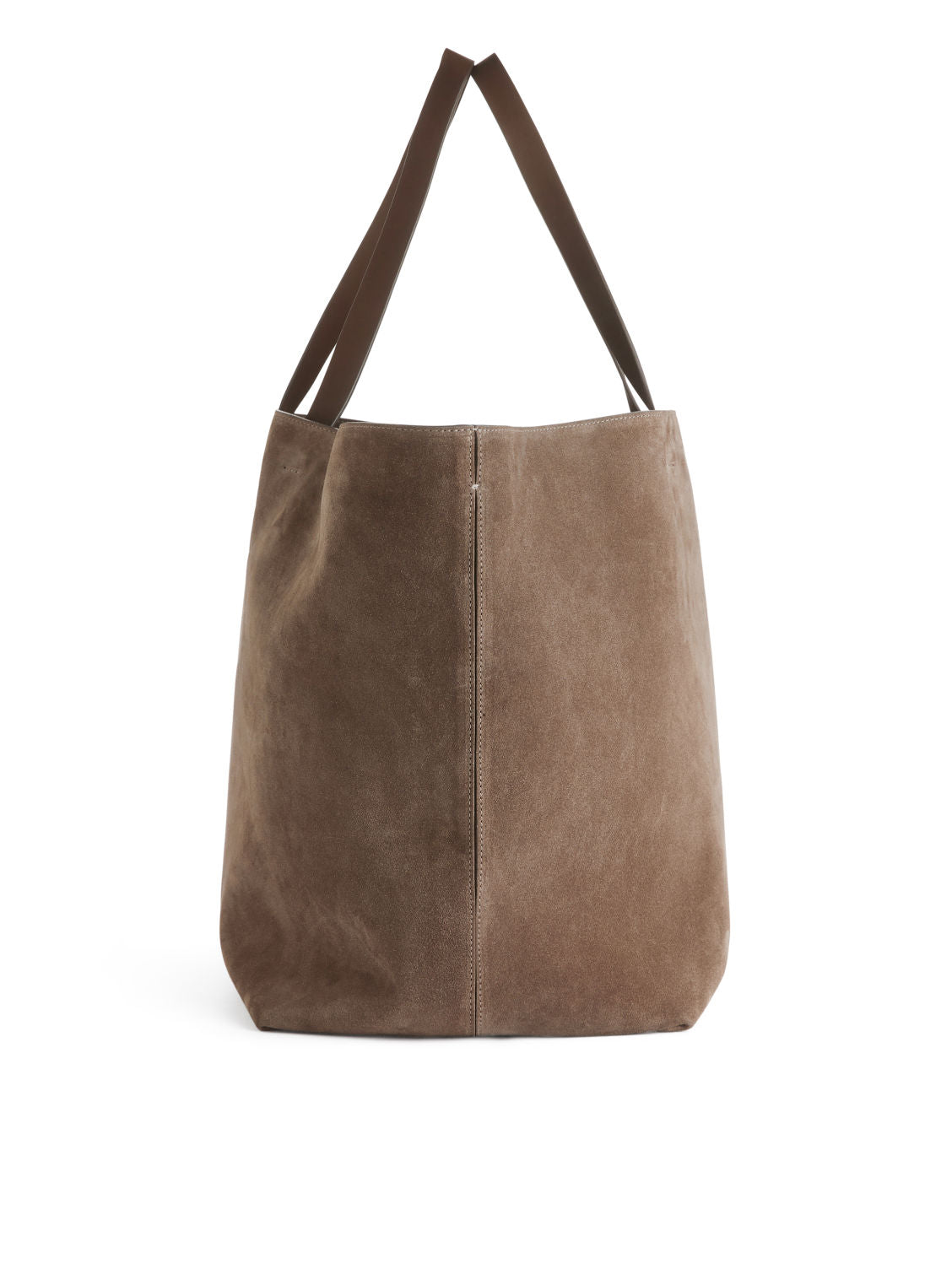 Suede tote bag