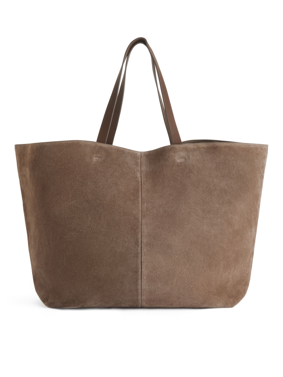 Suede tote bag