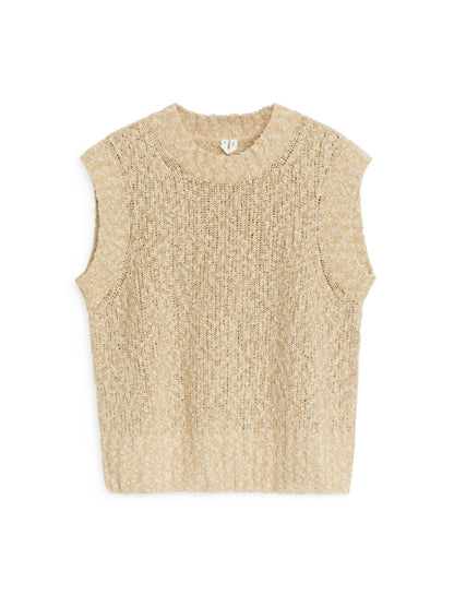 Knitted vest top