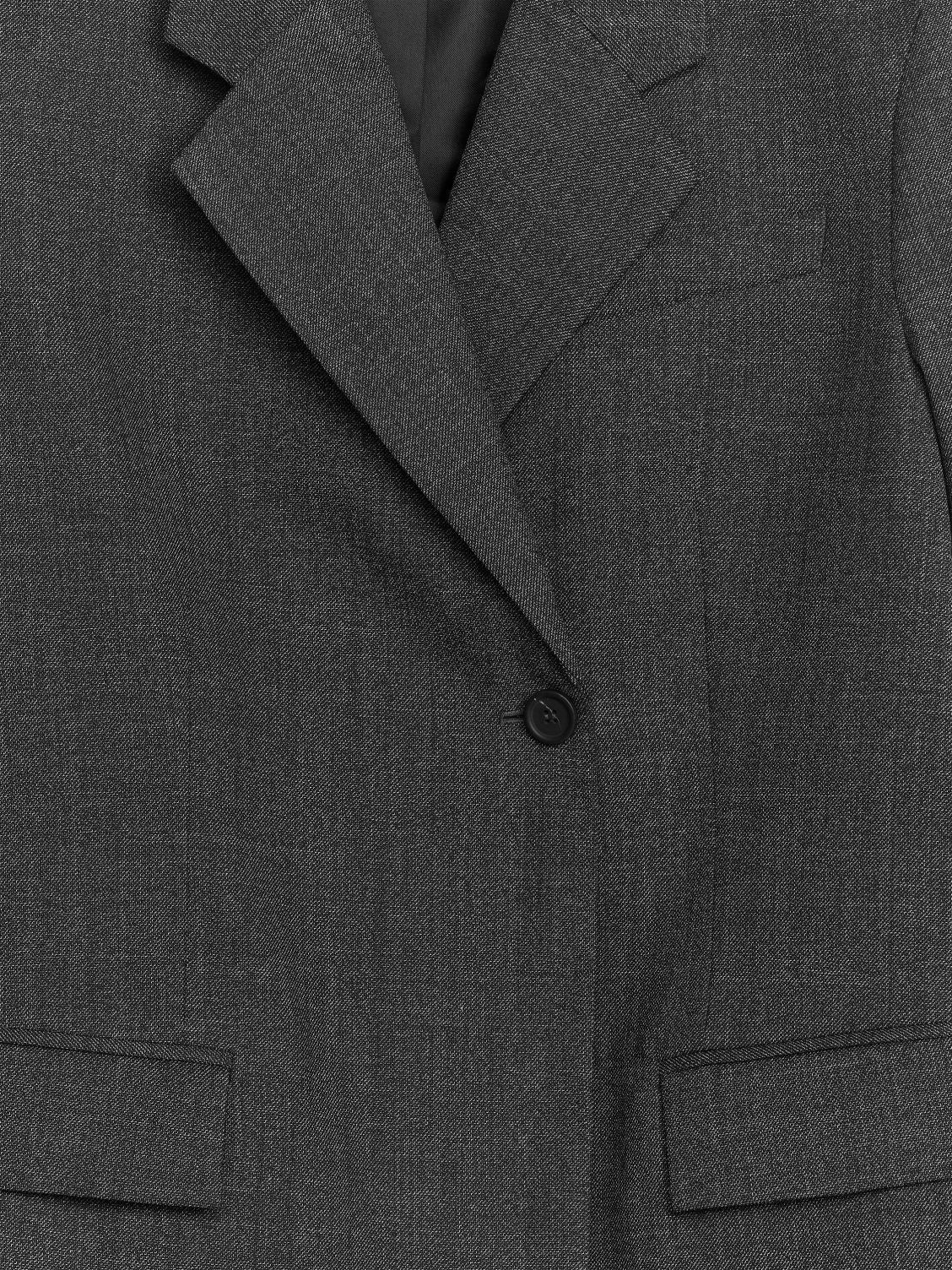 Double-breasted wool blazer