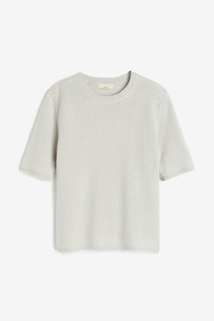 Knitted cashmere top