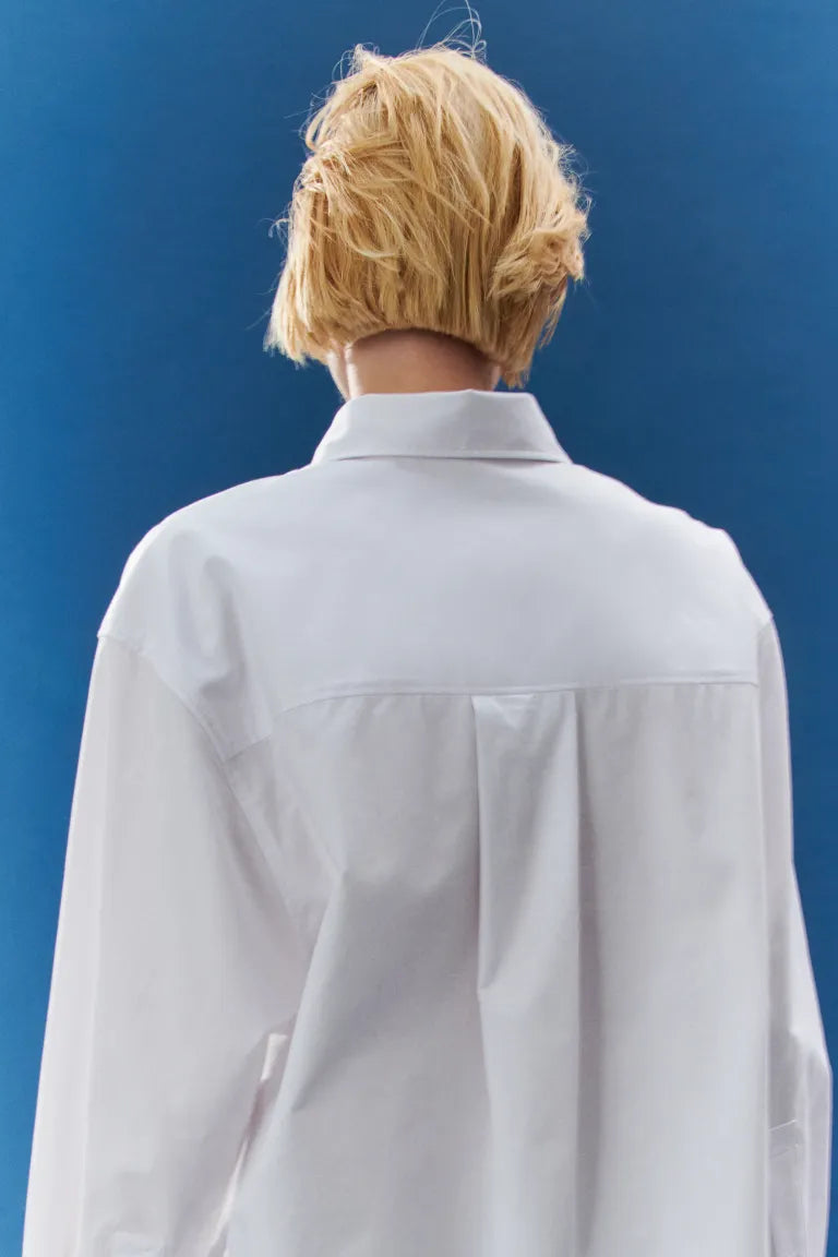 Silk-blend shirt