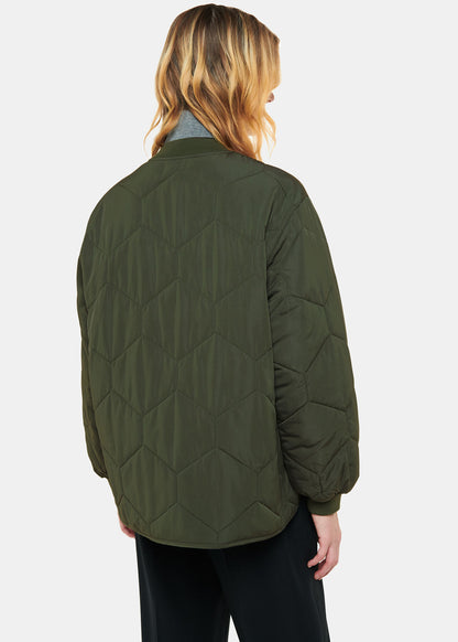 Short quilted coat