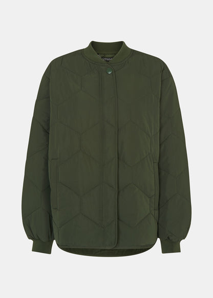 Short quilted coat