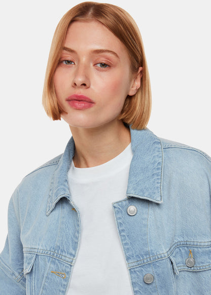 Oversized denim jacket