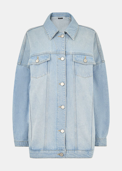 Oversized denim jacket